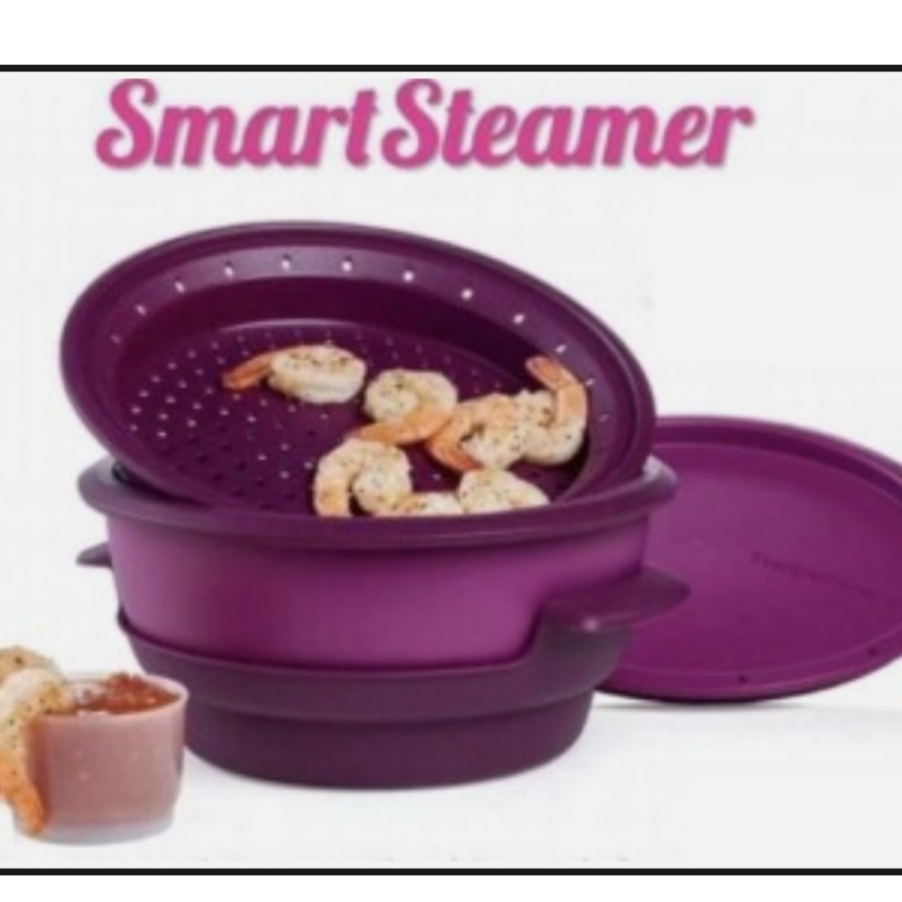 Tupperware Smart Steamer purple new